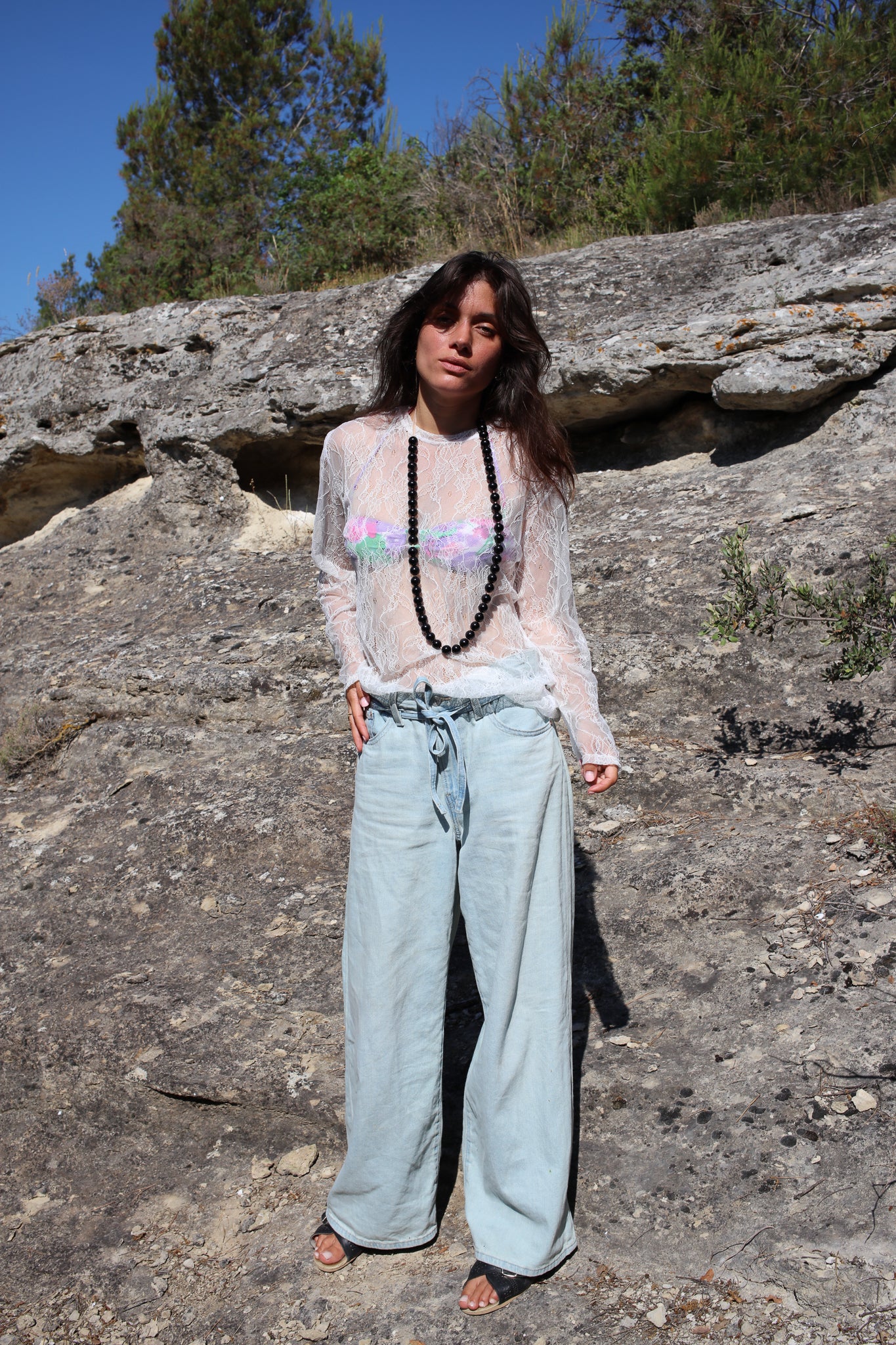 MARCELLO LACE TEE