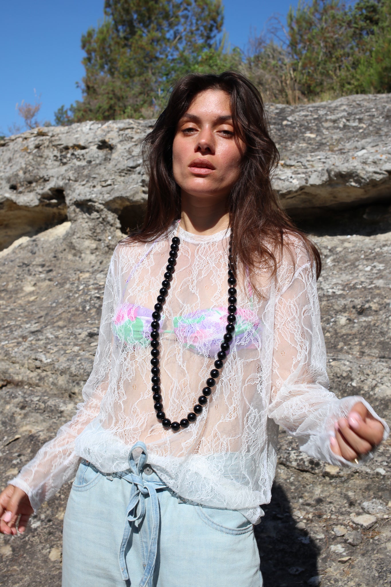 MARCELLO LACE TEE