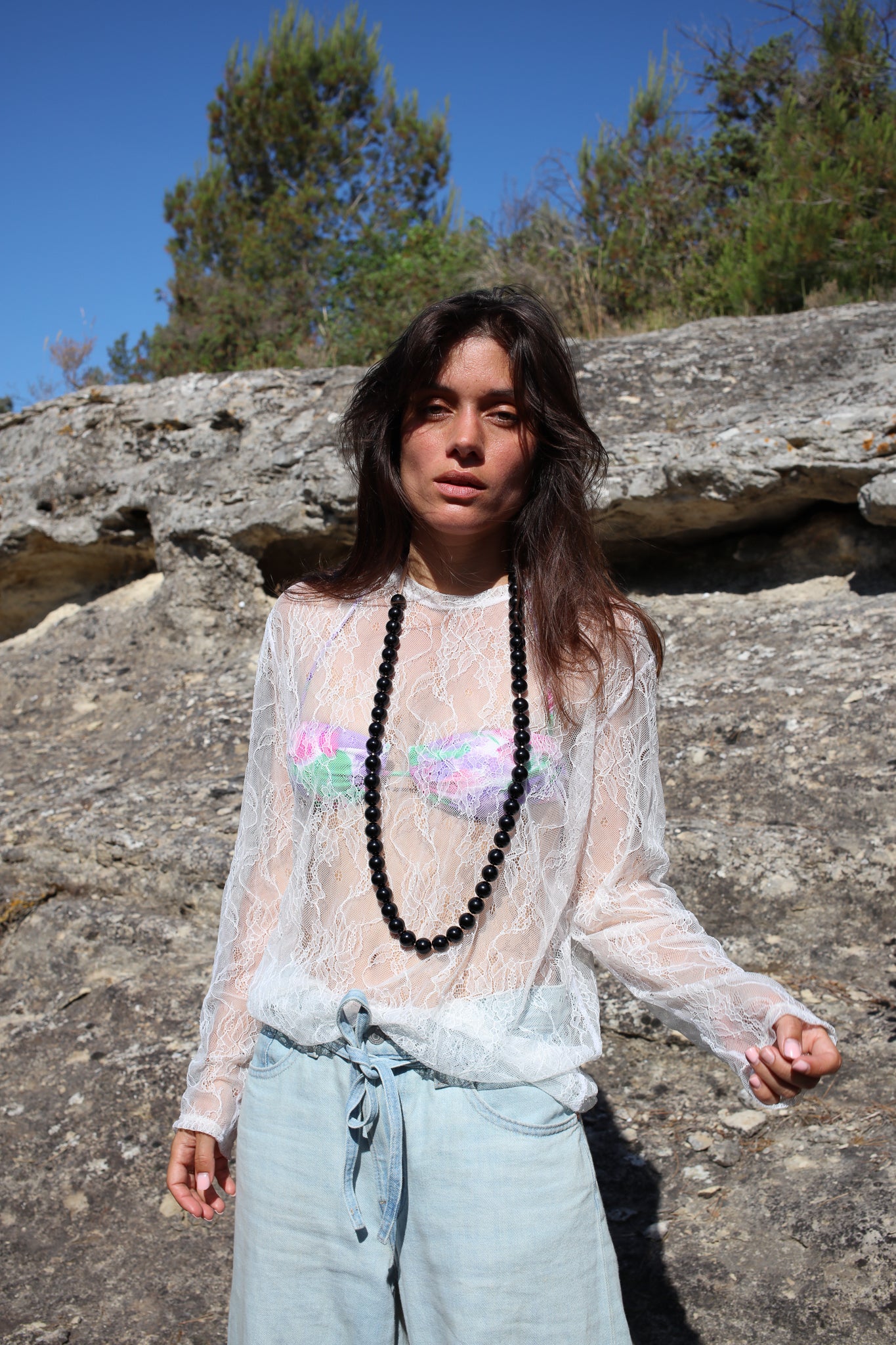 MARCELLO LACE TEE