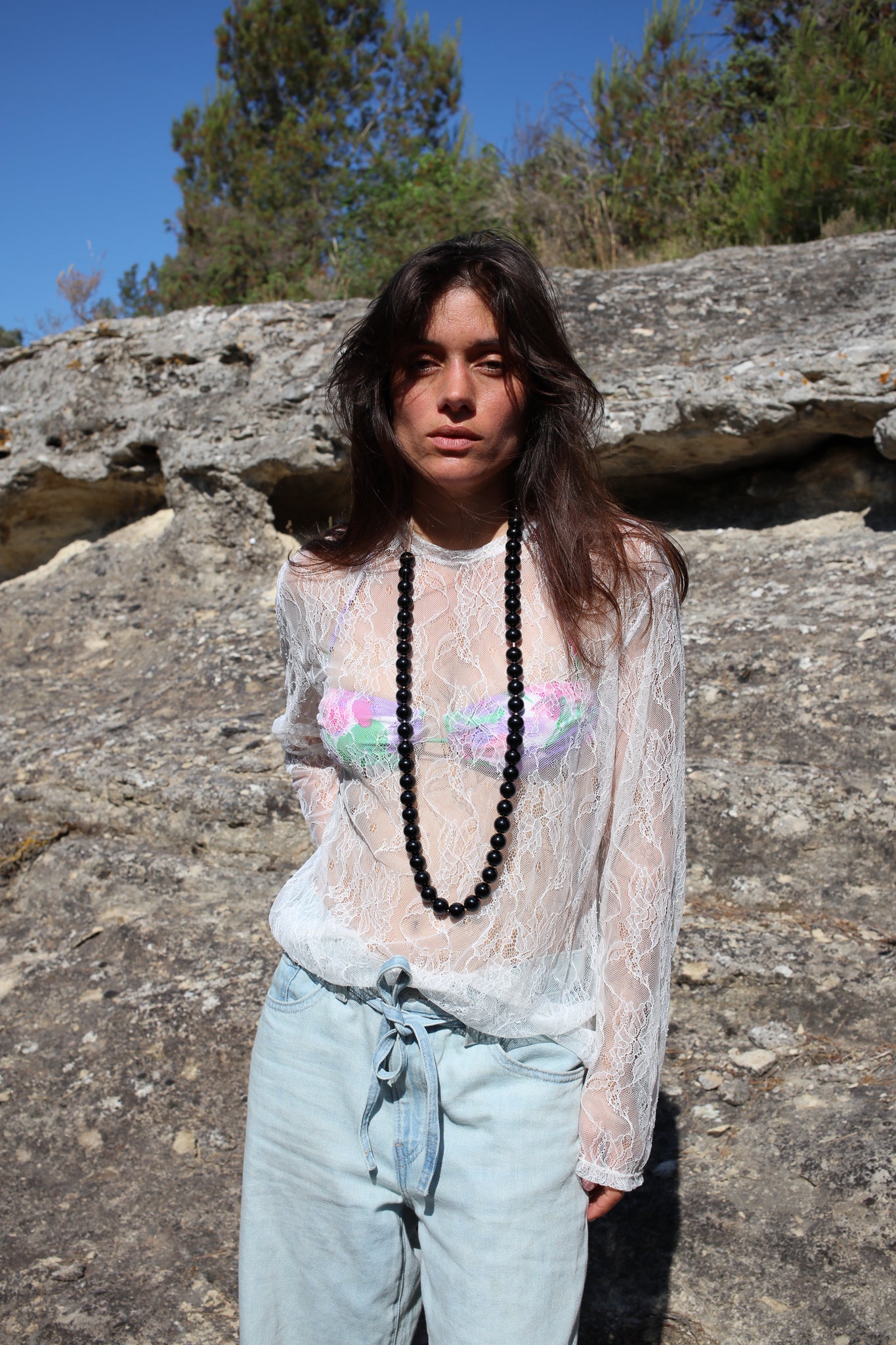 MARCELLO LACE TEE