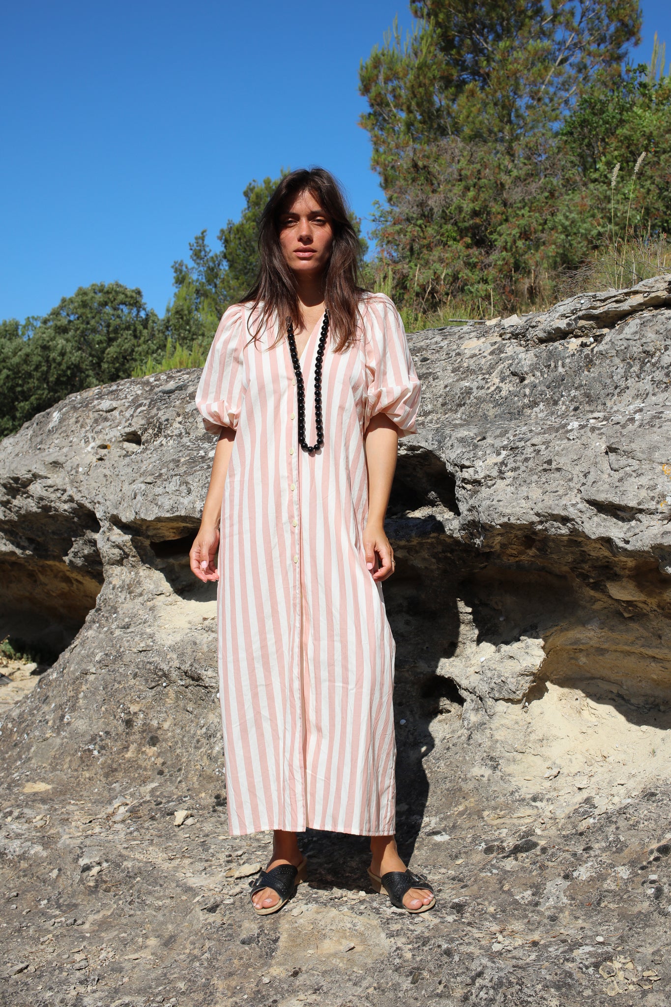 MARIA DRESS STRIPES