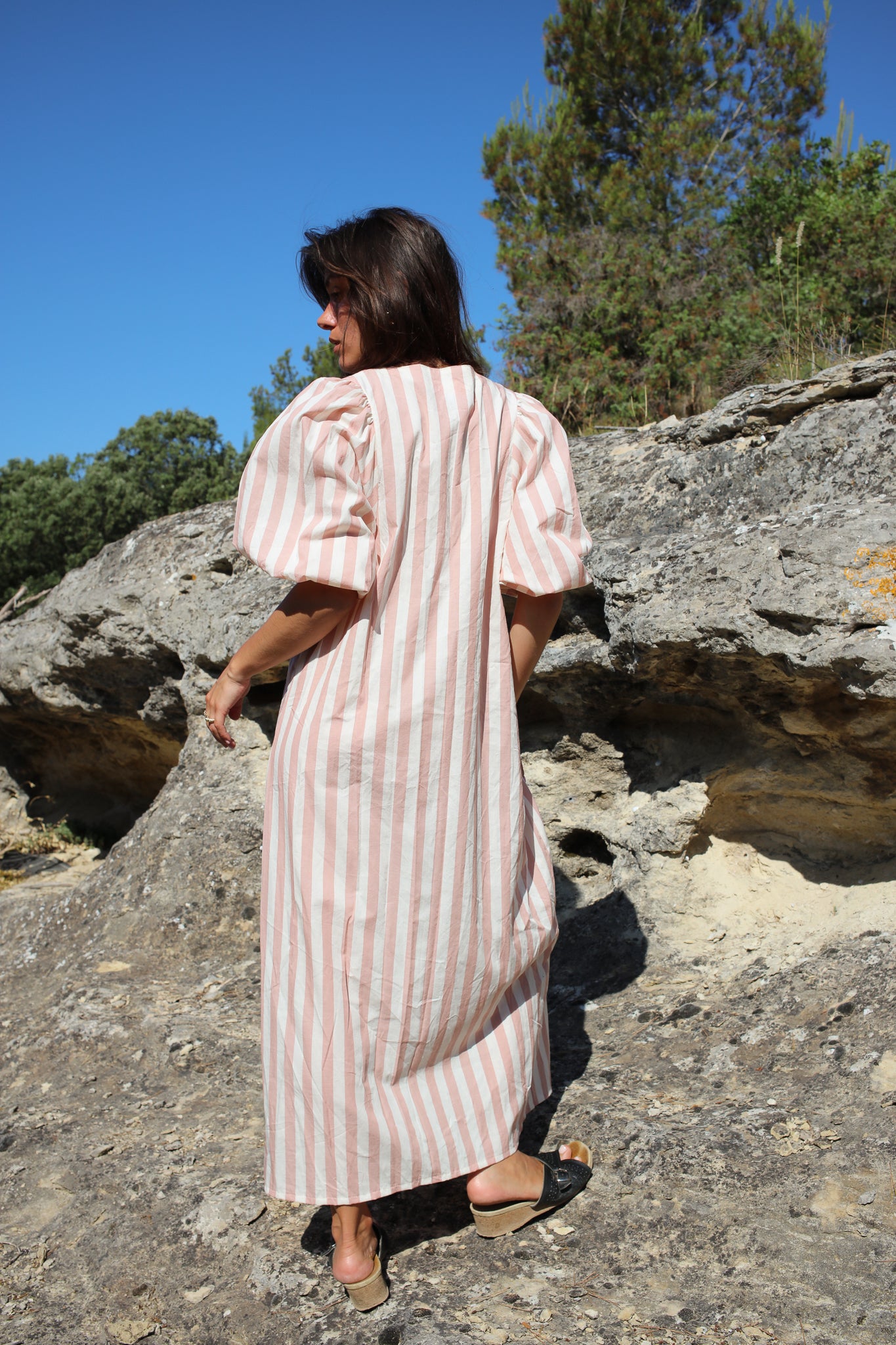 MARIA DRESS STRIPES