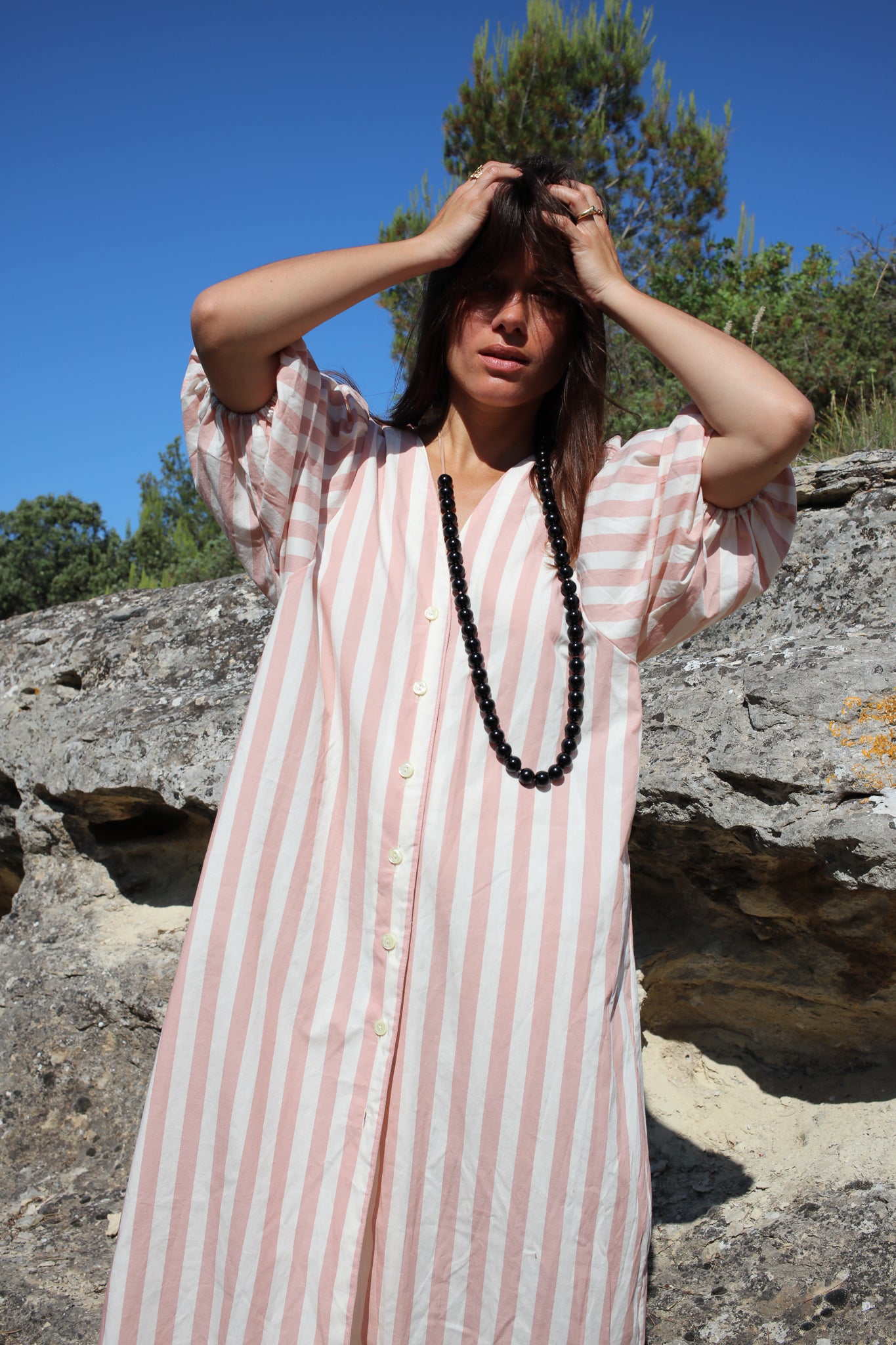 MARIA DRESS STRIPES