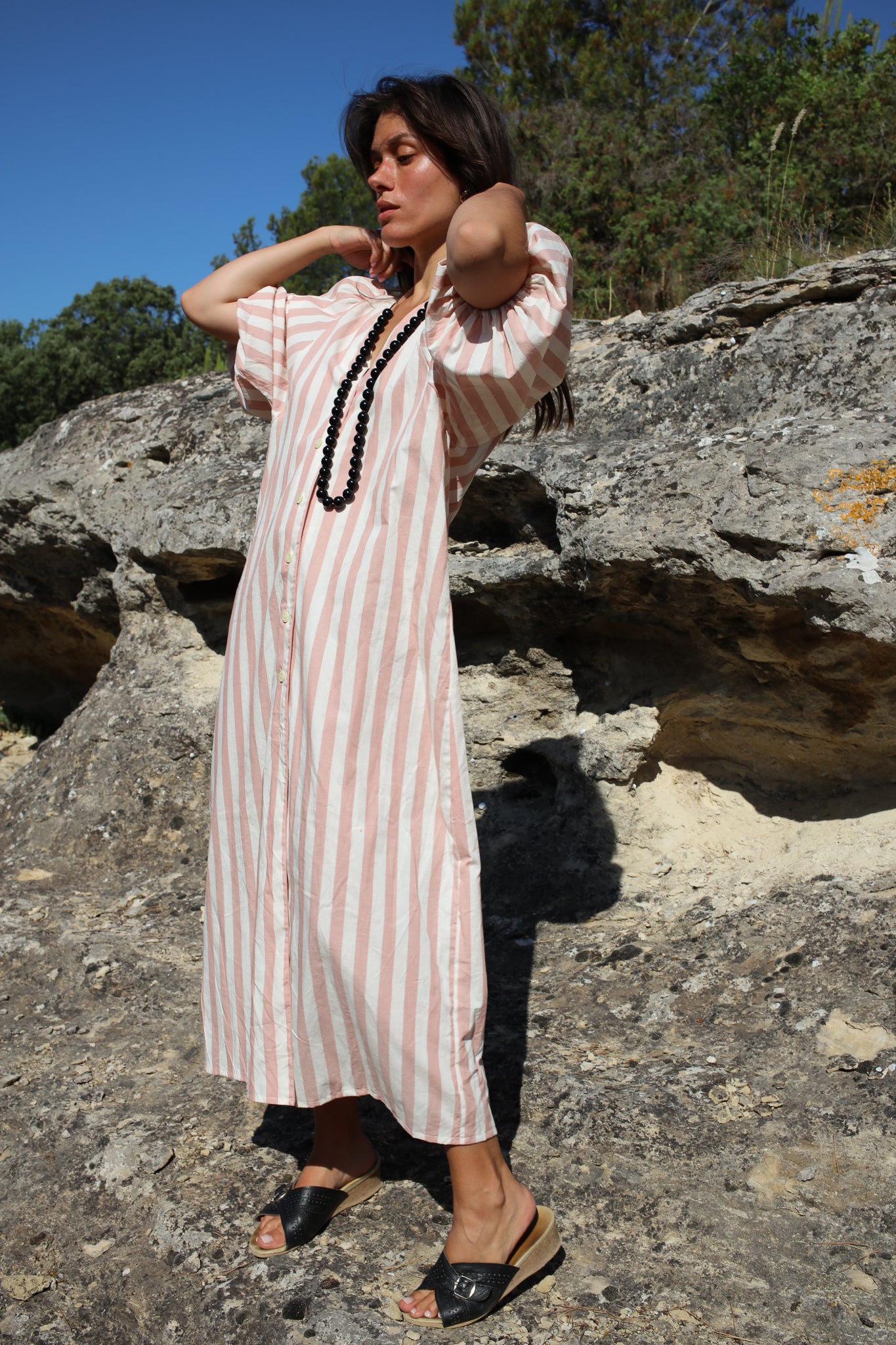 MARIA DRESS STRIPES
