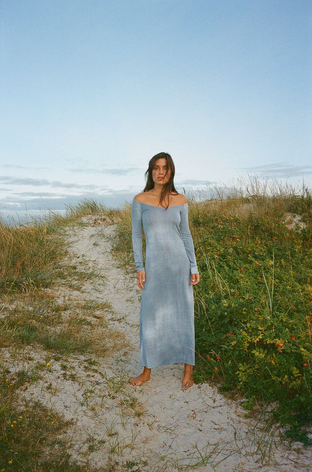 CADAQUES DRESS BLUE DENIM