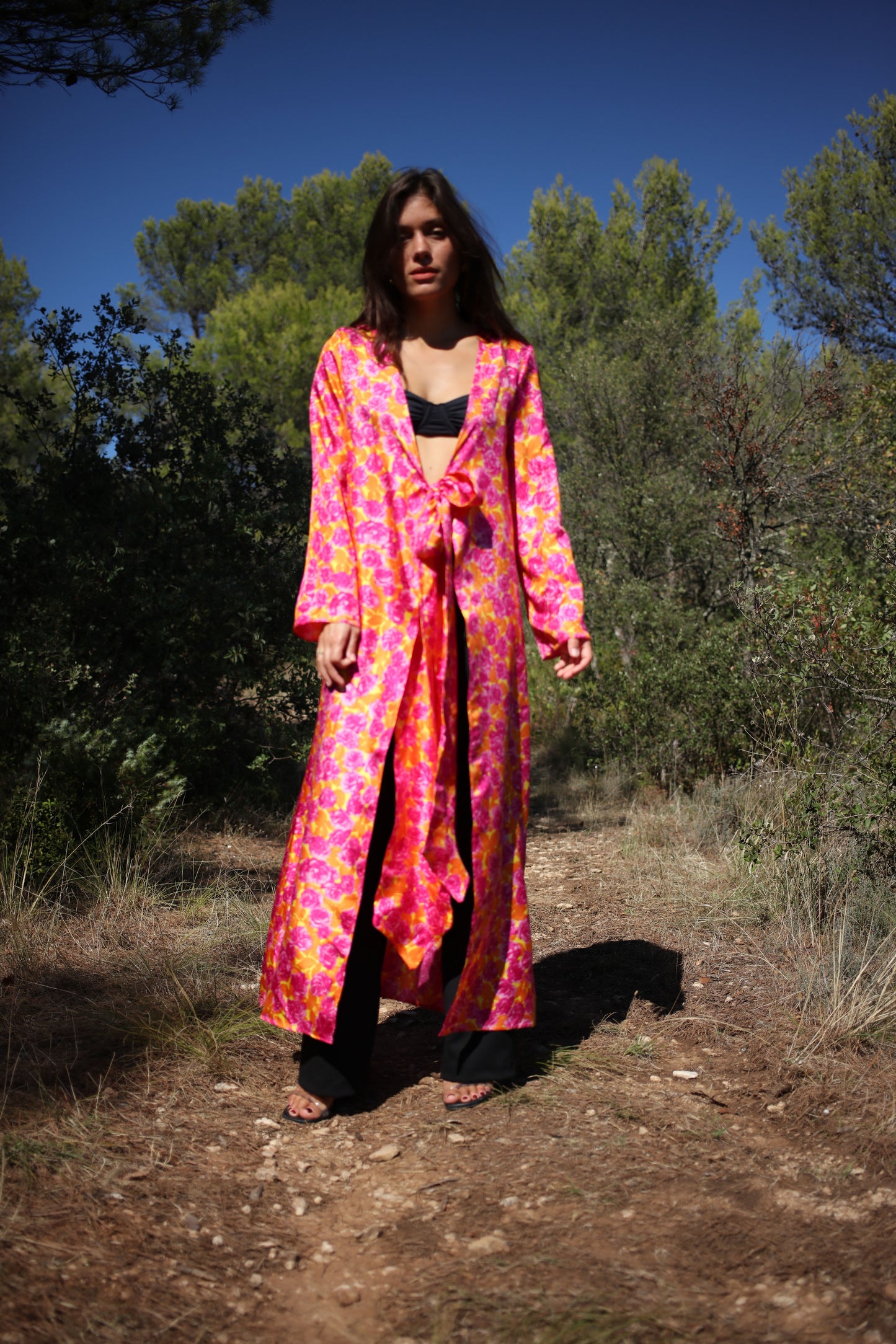 LIVIA CARGIGAN SILK FLORAL