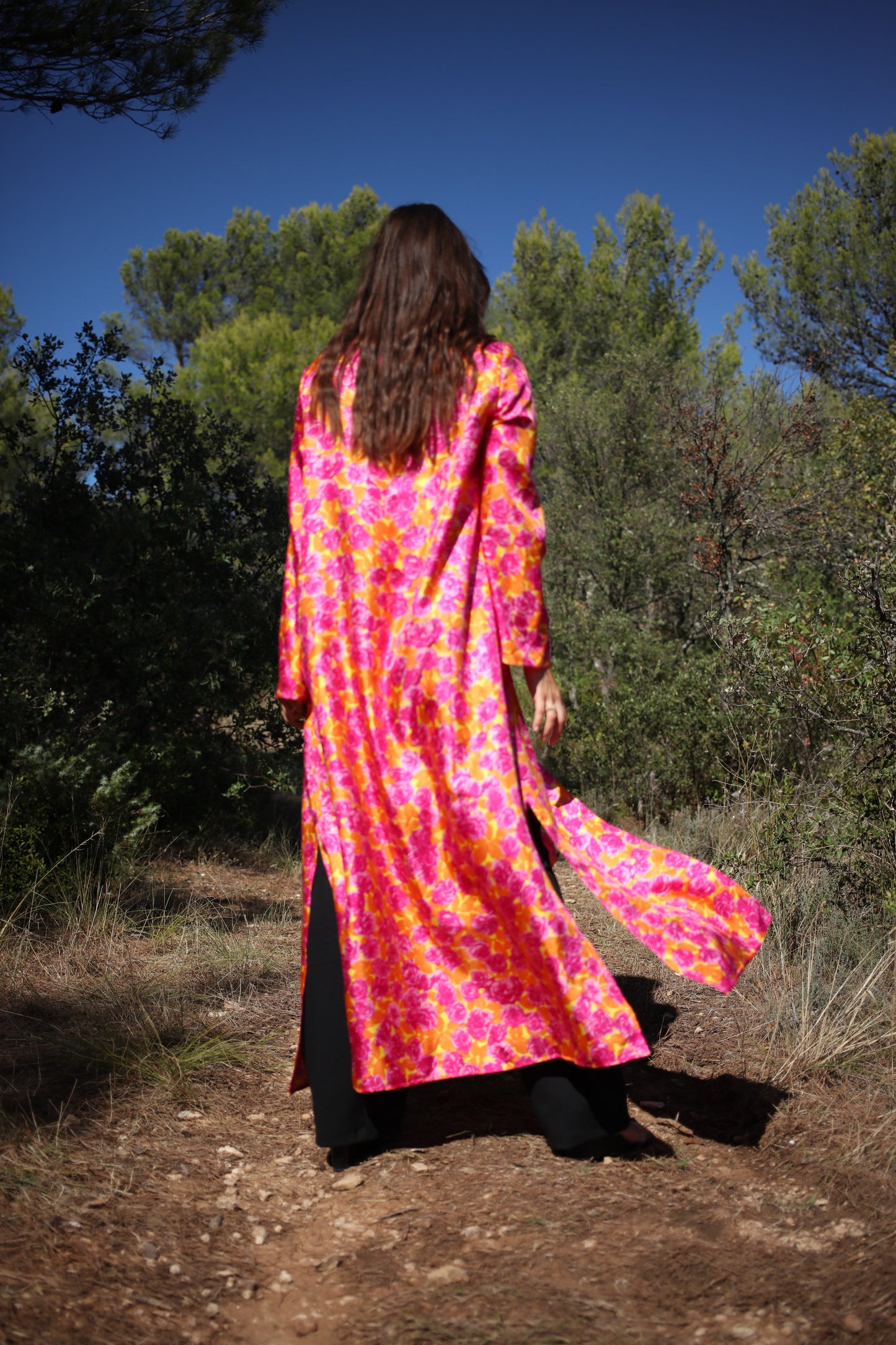 LIVIA CARGIGAN SILK FLORAL