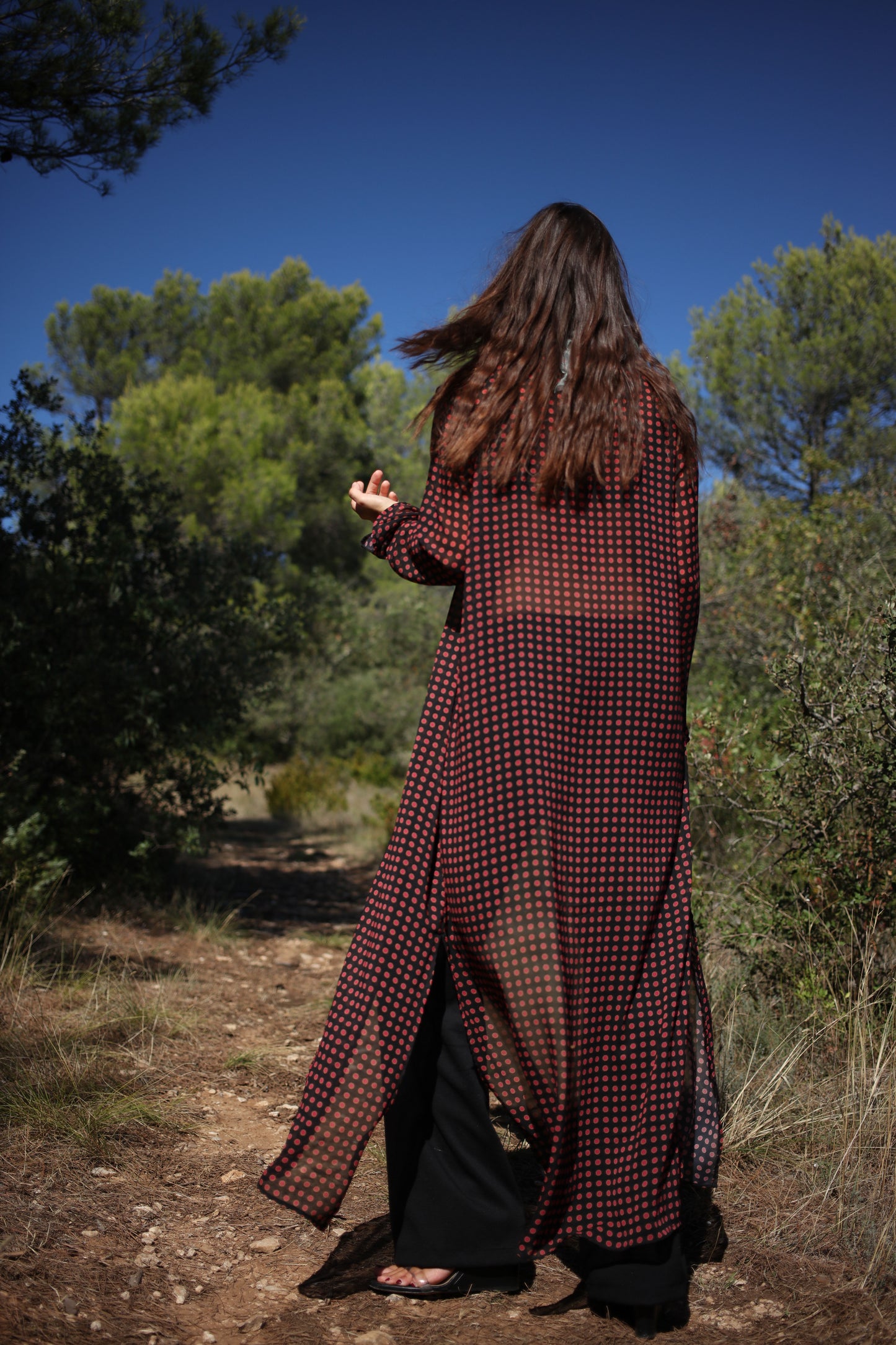 LIVIA CARDIGAN POLKA BLACK