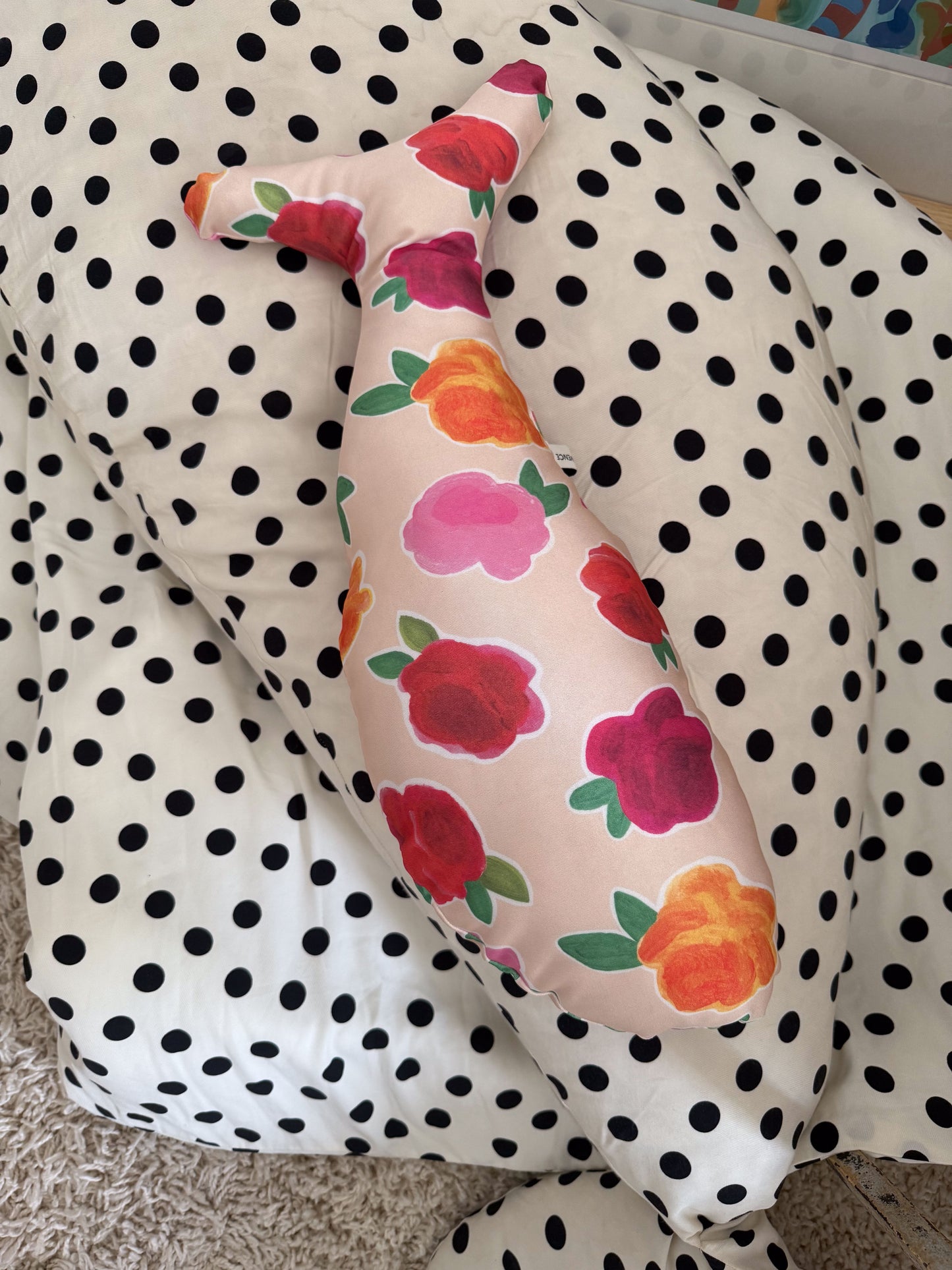 FISH PILLOW FLORAL
