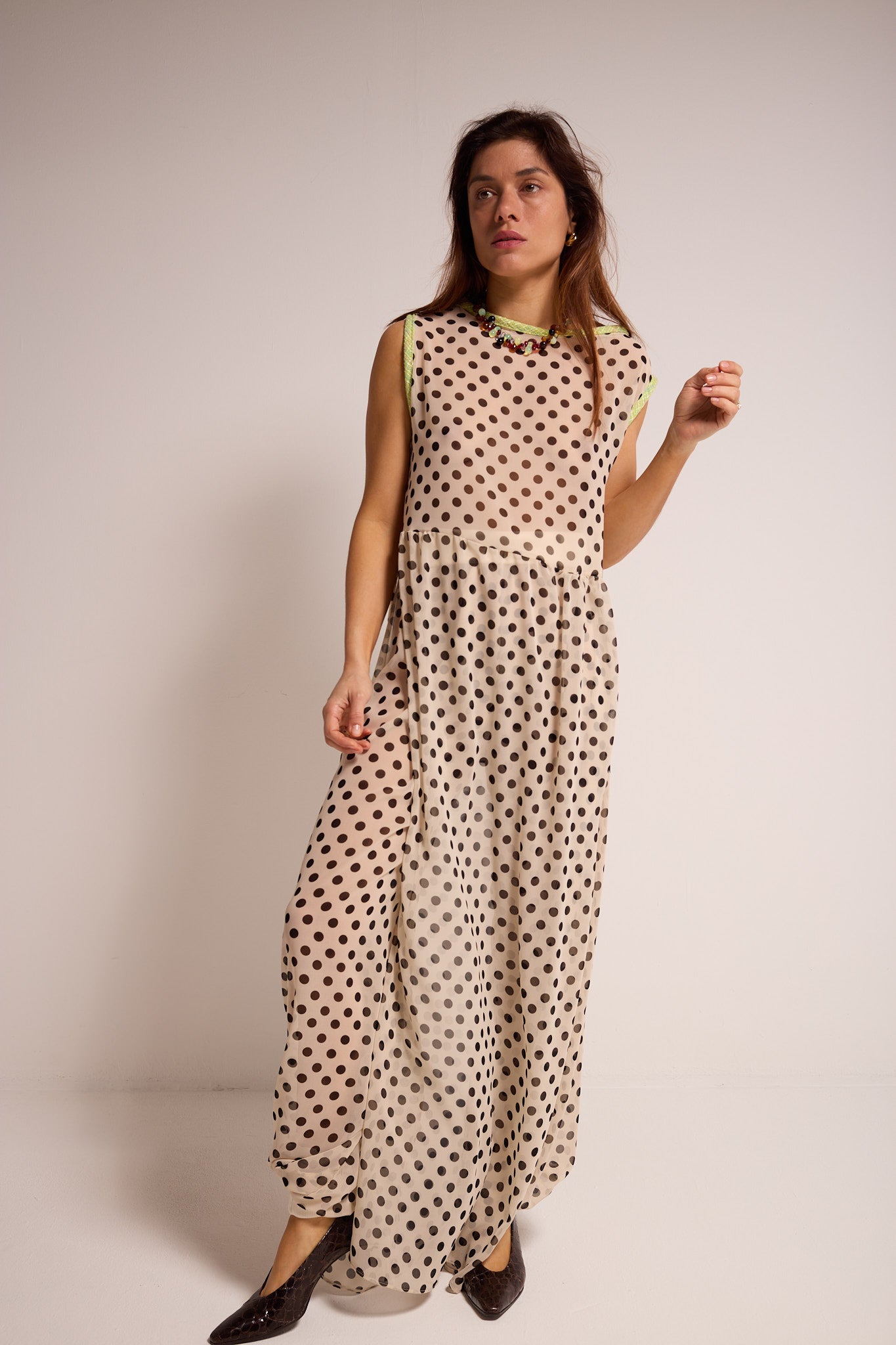 GINA DRESS POLKA