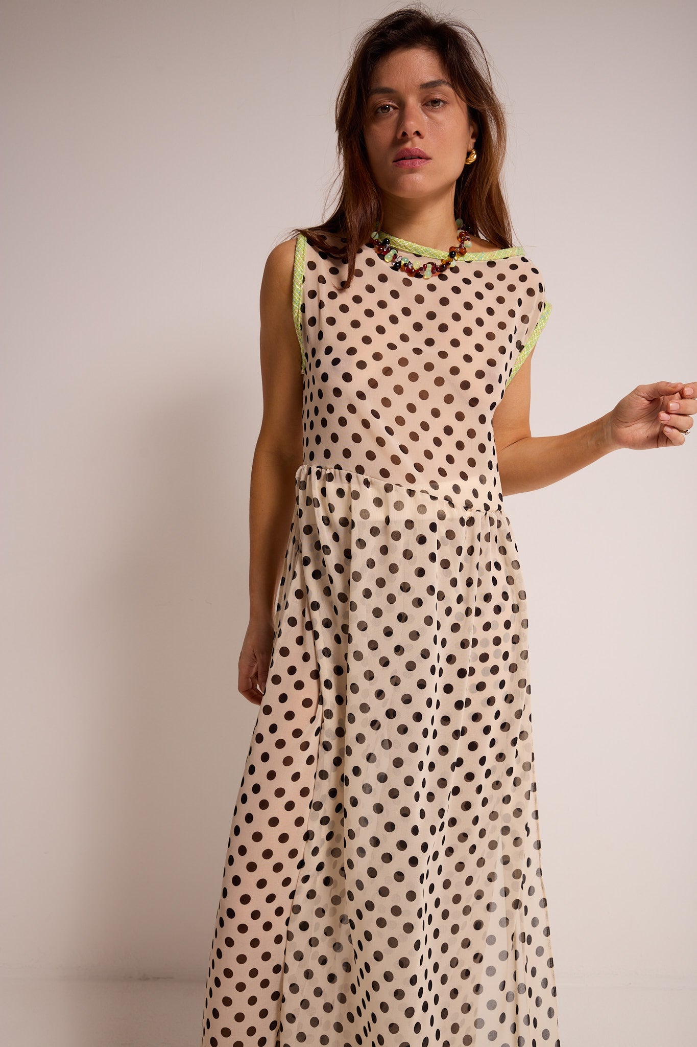 GINA DRESS POLKA