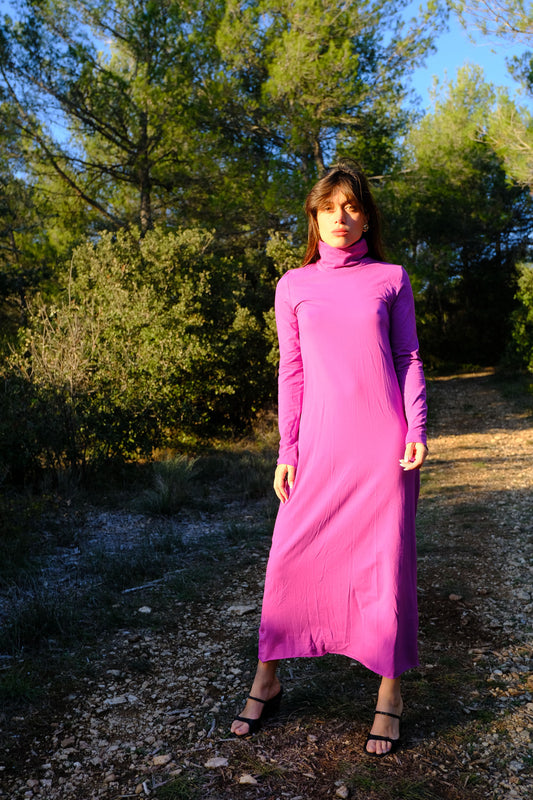 AMALIE DRESS FUSHIA