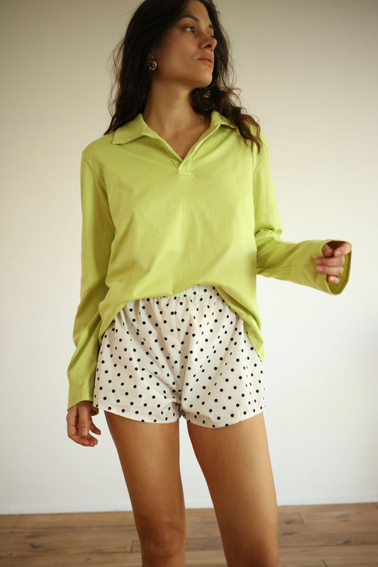 SOFIA POLO TOP GREEN