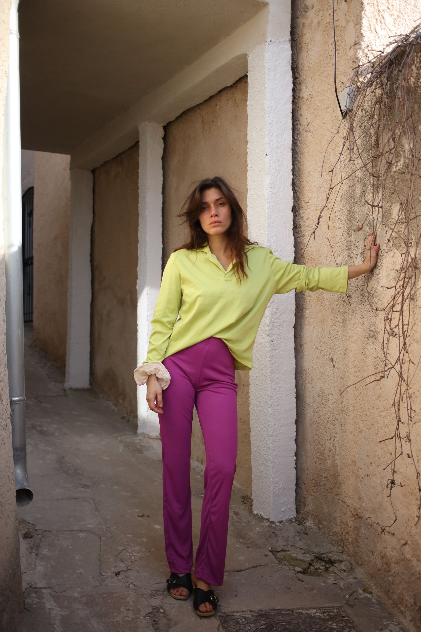 ROSY PANTS PURPLE