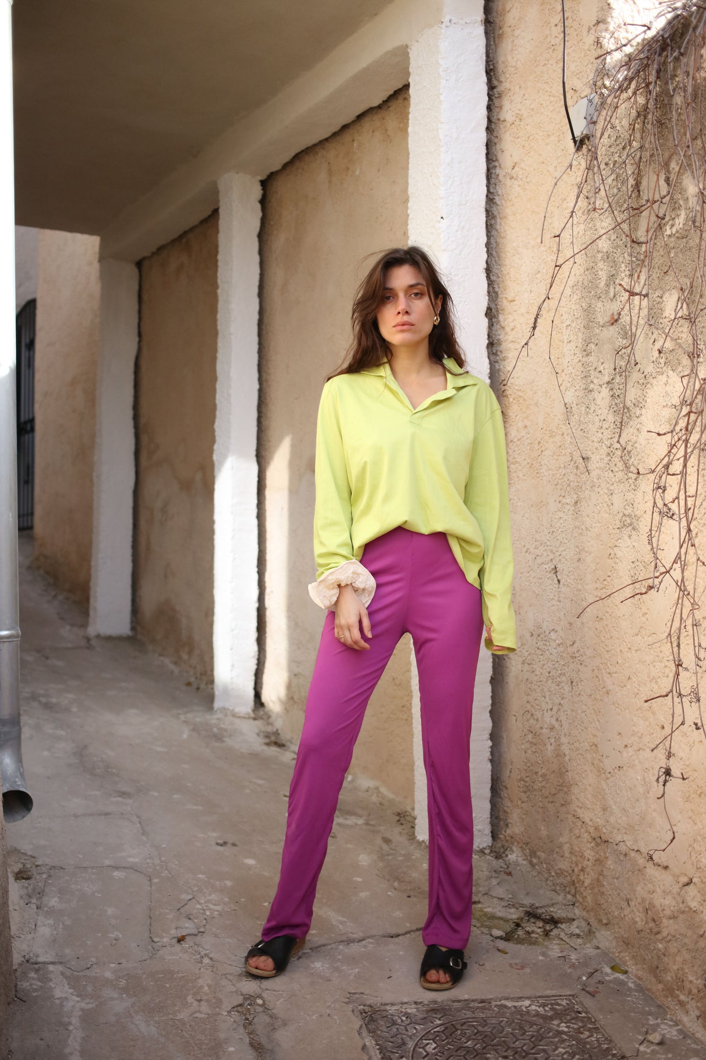 ROSY PANTS PURPLE