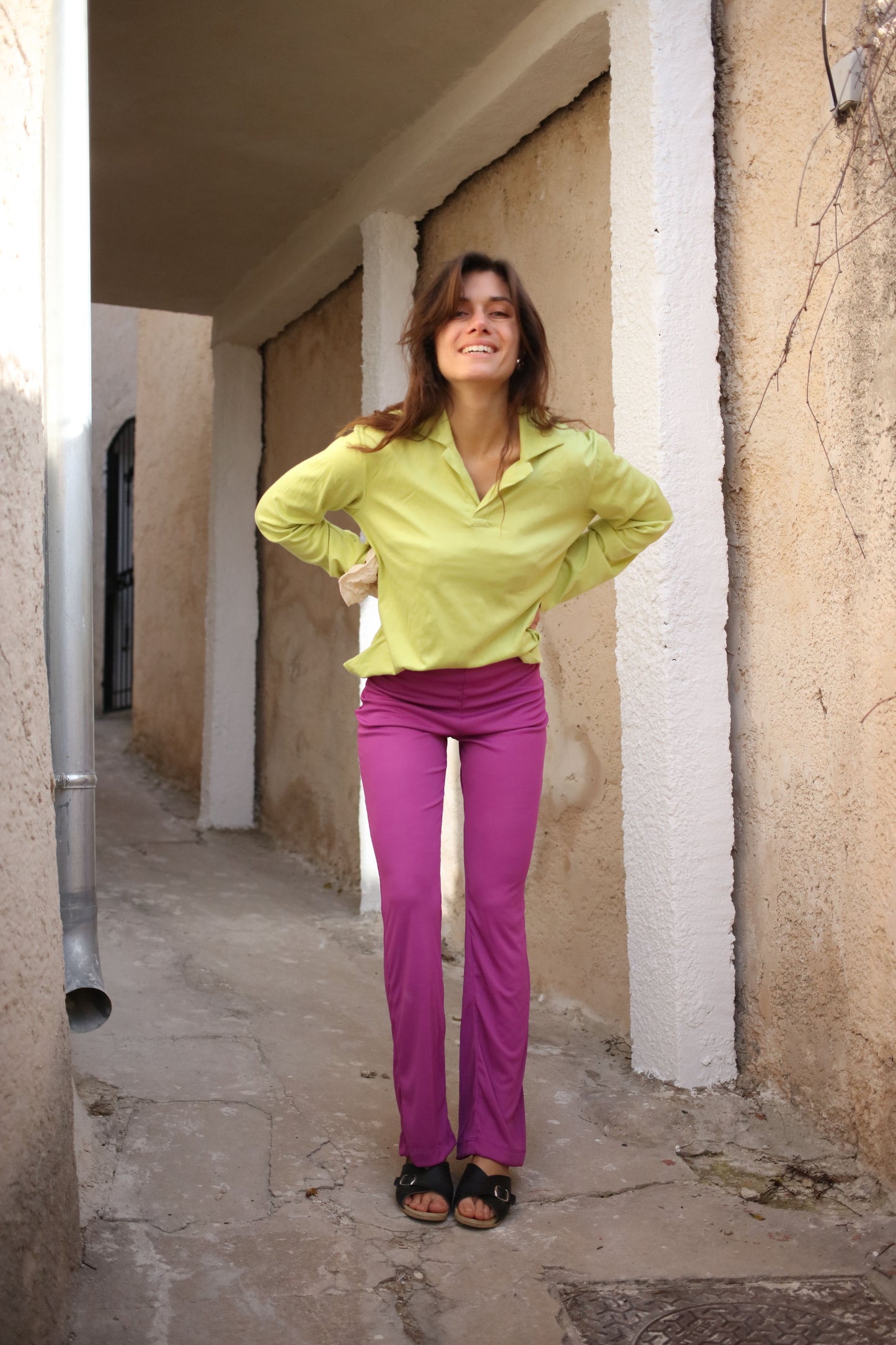 ROSY PANTS PURPLE