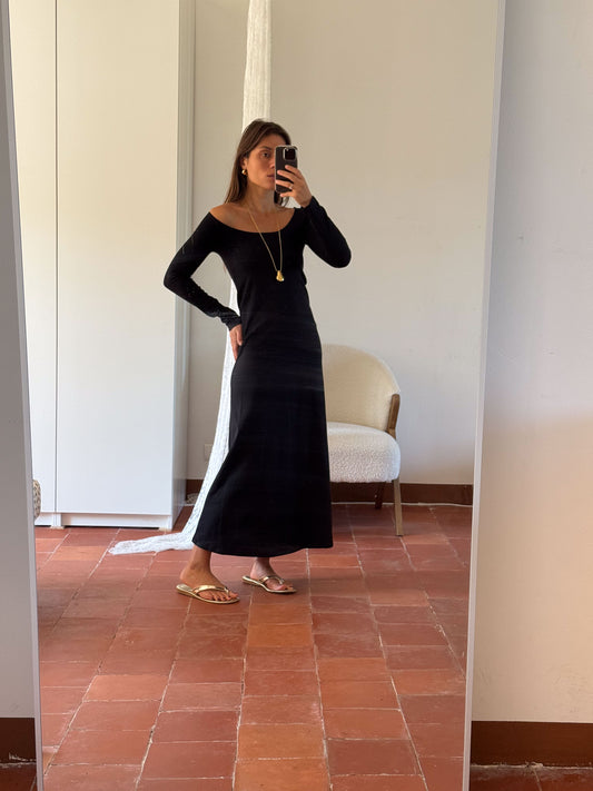 CADAQUES DRESS BLACK
