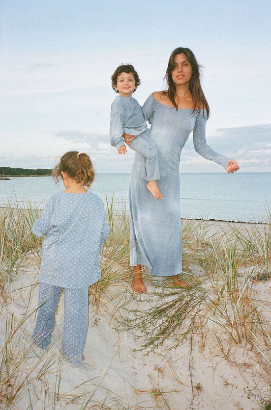 CADAQUES DRESS BLUE DENIM