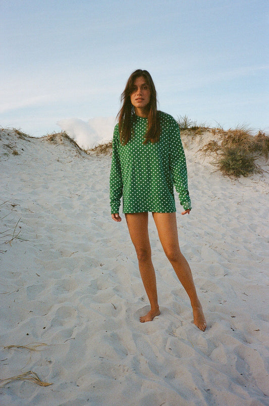 MARCELLO TEE POLKA GREEN