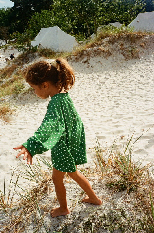 MINI SET POLKA GREEN