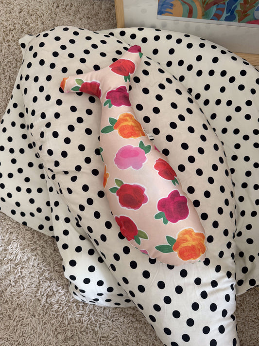 FISH PILLOW FLORAL