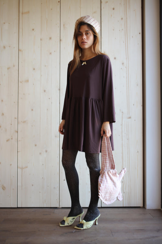 MARIA DRESS BROWN