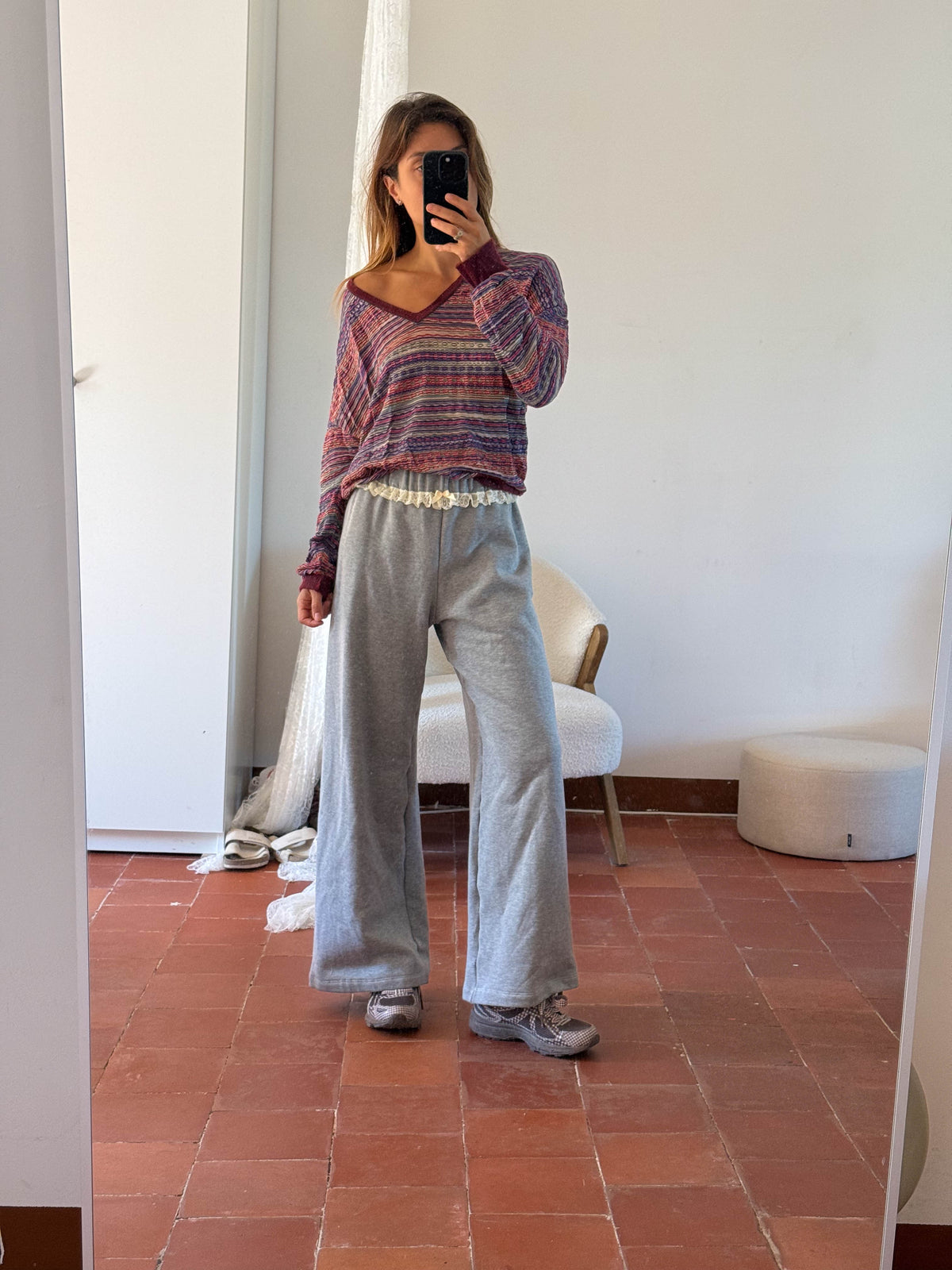 AGNES PANTS WHITE LACE