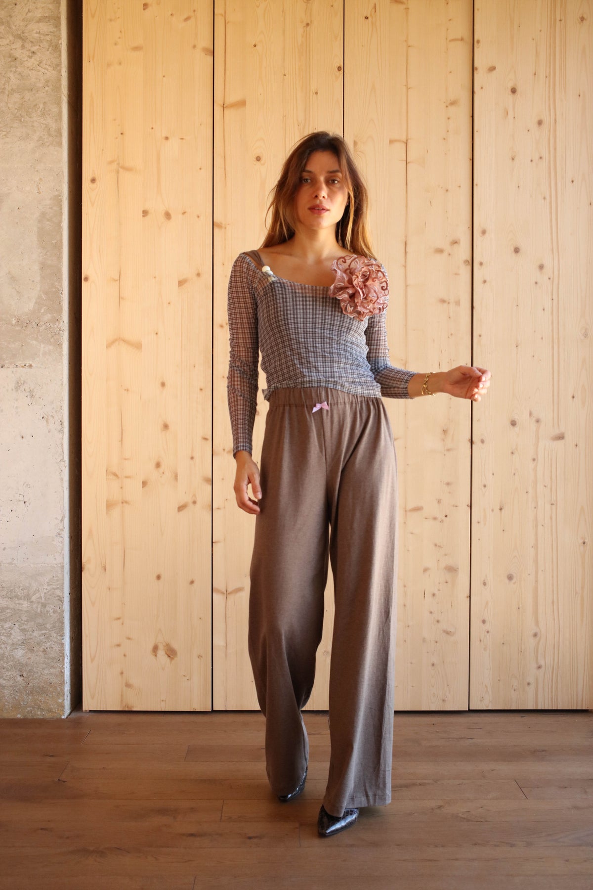 AGNES PANTS TAUPE